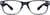 Front view of Rectangle Glasses 2020416 in Midnight Blue thumbnail