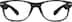 Rectangle Glasses 2020421 in Black