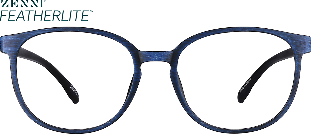 Blue Round Glasses