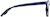 Side view of Round Glasses 2020516 in Blue thumbnail