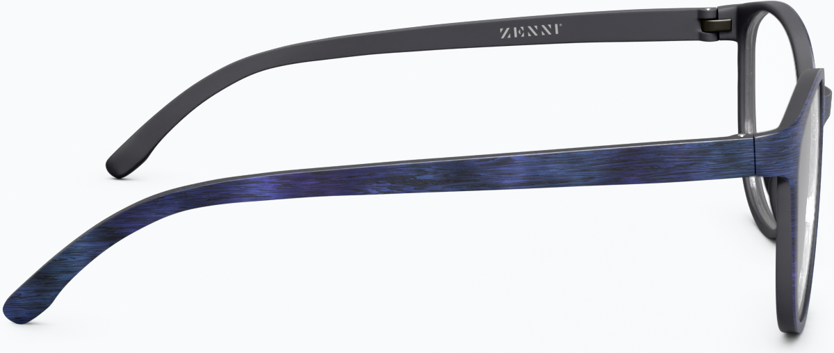 Side view of Round Glasses 2020516 in Blue thumbnail
