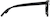 Side view of Round Glasses 2020521 in Black thumbnail