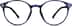 Round Glasses 2020616 in Blue