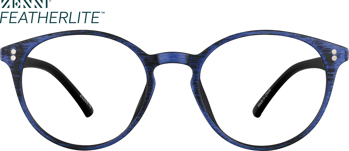 Blue Round Glasses