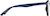 Side view of Round Glasses 2020616 in Blue thumbnail