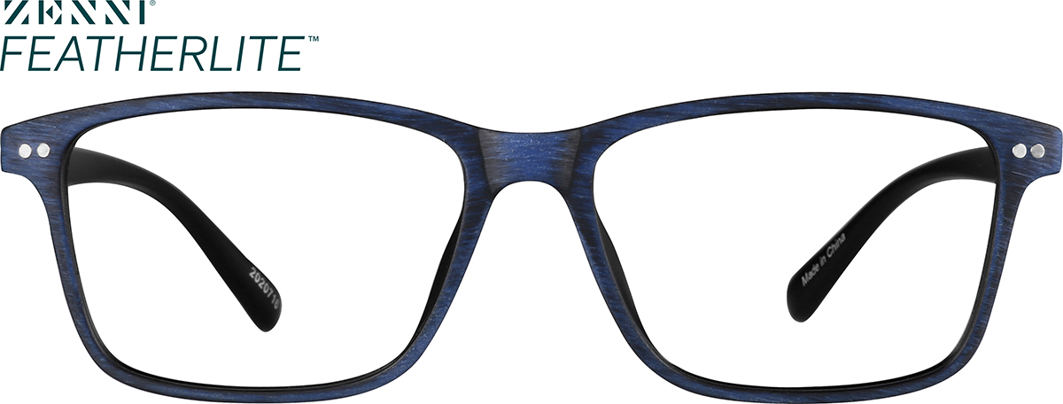 Navy Rectangle Glasses