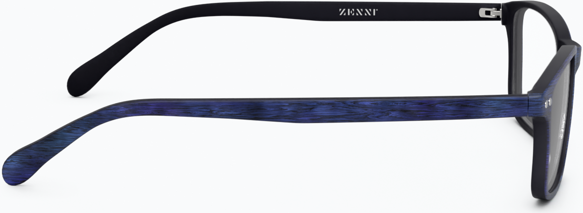 Side view of Rectangle Glasses 2020716 in Navy