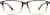 Front view of Rectangle Glasses 2020724 in Olive Green thumbnail