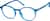 Angle view of Round Glasses 2020816 in Aqua thumbnail