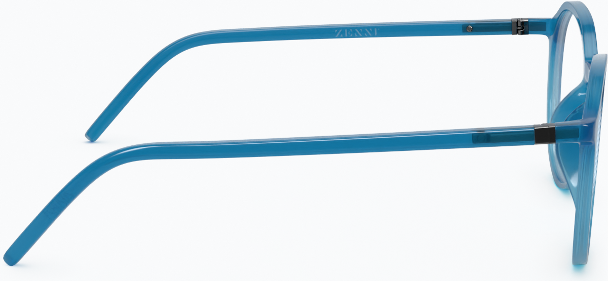 Side view of Round Glasses 2020816 in Aqua
