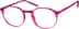 Round Glasses 2020819 in Raspberry