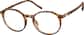 Angle view of Round Glasses 2020825 in Tortoiseshell thumbnail