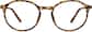 Front view of Round Glasses 2020825 in Tortoiseshell thumbnail