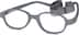 Kids' Flexible Oval Glasses 2021012 in Gray