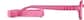 Side view of Kids' Flexible Oval Glasses 2021018 in Raspberry thumbnail