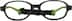 Kids' Flexible Oval Glasses 2021021 in Black