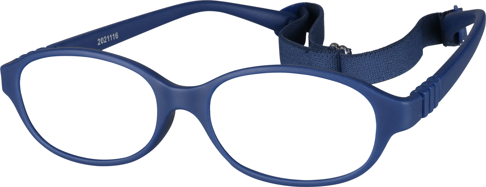 Navy Kids' Flexible Oval Glasses #2021116 | Zenni Optical