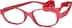 Kids’ Flexible Oval Glasses 2021118 in Red