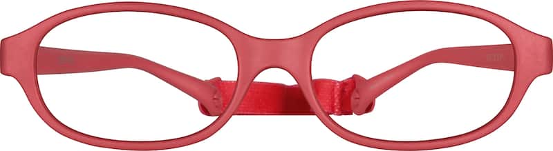 Red Kids’ Flexible Oval Glasses