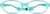 Front view of Kids’ Flexible Oval Glasses 2021124 in Turquoise thumbnail
