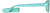 Side view of Kids’ Flexible Oval Glasses 2021124 in Turquoise thumbnail