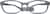 Front view of Kids’ Flexible Rectangle Glasses 2021212 in Gray thumbnail