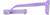 Side view of Kids’ Flexible Rectangle Glasses 2021217 in Purple thumbnail