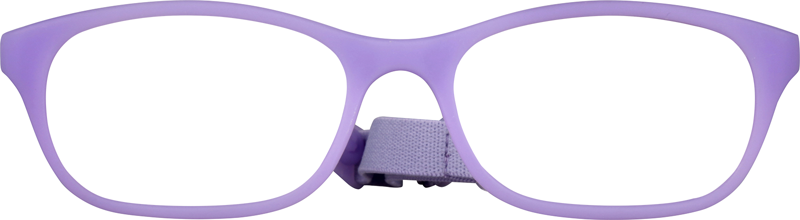 Purple Kids' Flexible Rectangle Glasses #2021217 | Zenni Optical