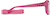 Side view of Kids’ Flexible Rectangle Glasses 2021218 in Dark pink thumbnail