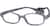 Angle view of Kids’ Flexible Rectangle Glasses 2021312 in Gray thumbnail