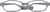 Front view of Kids’ Flexible Rectangle Glasses 2021312 in Gray thumbnail
