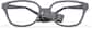 Front view of Kids' Flexible Square Glasses 2021412 in Gray thumbnail