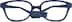 Kids' Flexible Square Glasses 2021416 in Navy