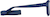 Side view of Kids' Flexible Square Glasses 2021416 in Navy thumbnail