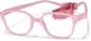 Angle view of Kids' Flexible Square Glasses 2021419 in Pink thumbnail