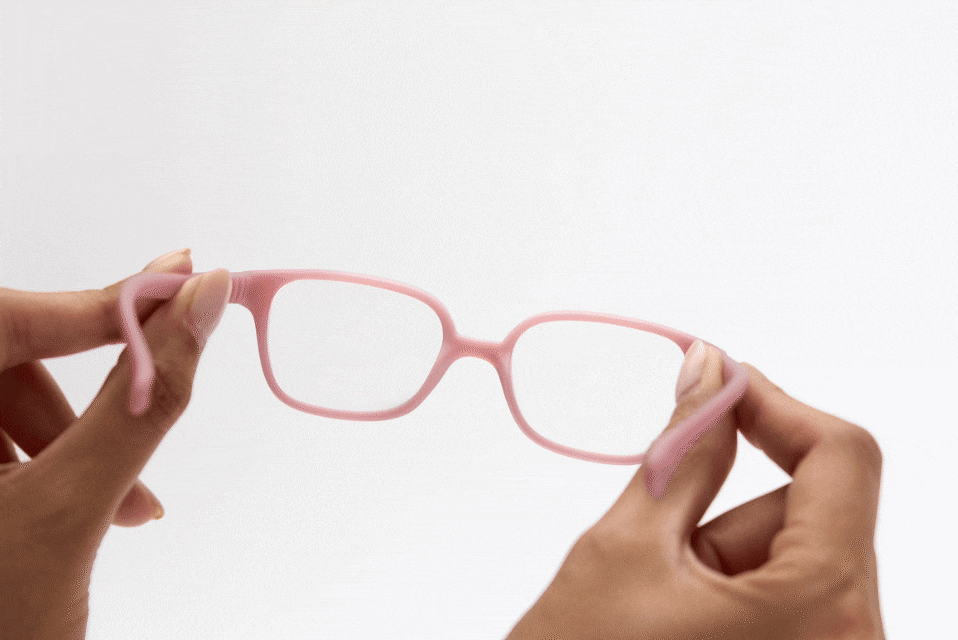 Image of Kids' Flexible Square Glasses