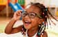 Image of Kids' Flexible Square Glasses thumbnail