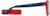 Side view of Kids' Flexible Square Glasses 2021428 in Red thumbnail