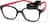 Angle view of Kids' Flexible Square Glasses 2021451 in Black thumbnail