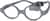 Angle view of Kids' Flexible Round Glasses 2021512 in Gray thumbnail