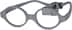 Kids' Flexible Round Glasses 2021512 in Gray