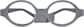 Front view of Kids' Flexible Round Glasses 2021512 in Gray thumbnail