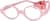 Angle view of Kids' Flexible Round Glasses 2021519 in Pink thumbnail