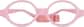 Front view of Kids' Flexible Round Glasses 2021519 in Pink thumbnail