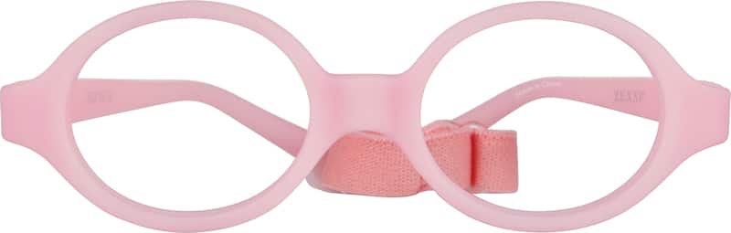 Pink Kids' Flexible Round Glasses