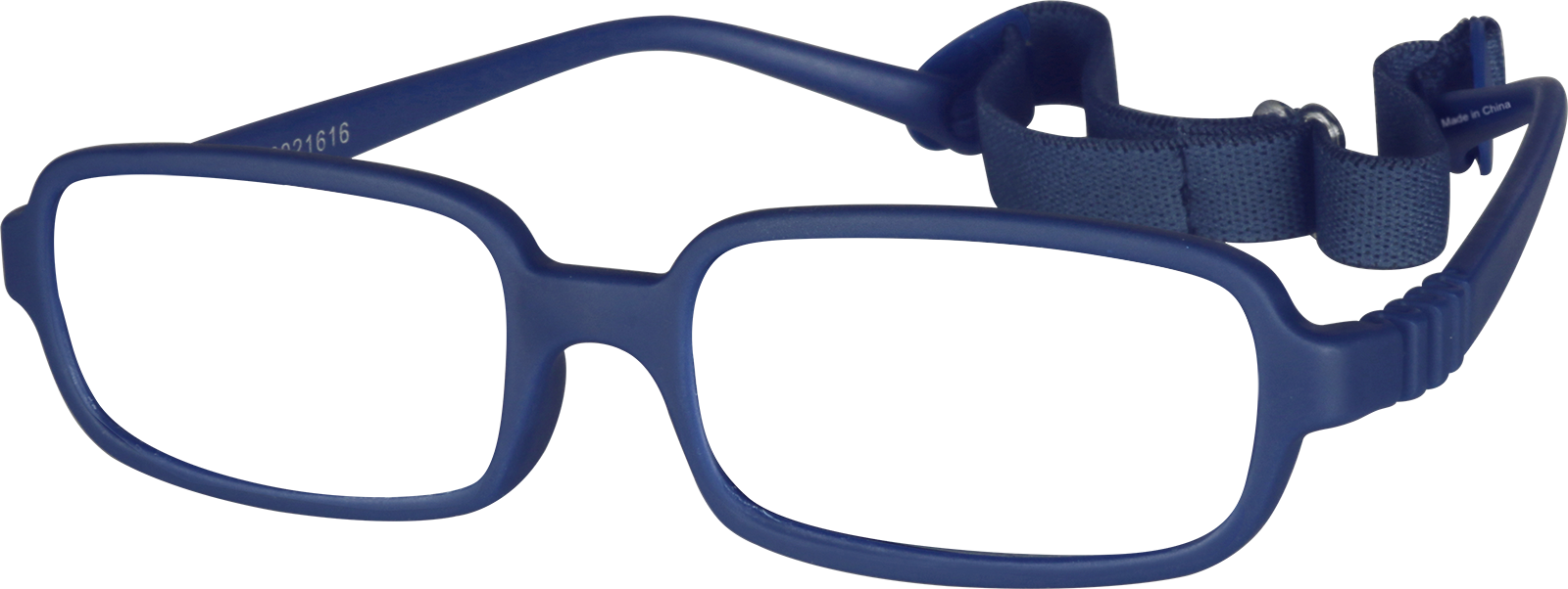 Black Kids' Flexible Rectangle Glasses #2021621 | Zenni Optical