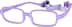 Kids’ Flexible Rectangle Glasses 2021617 in Purple