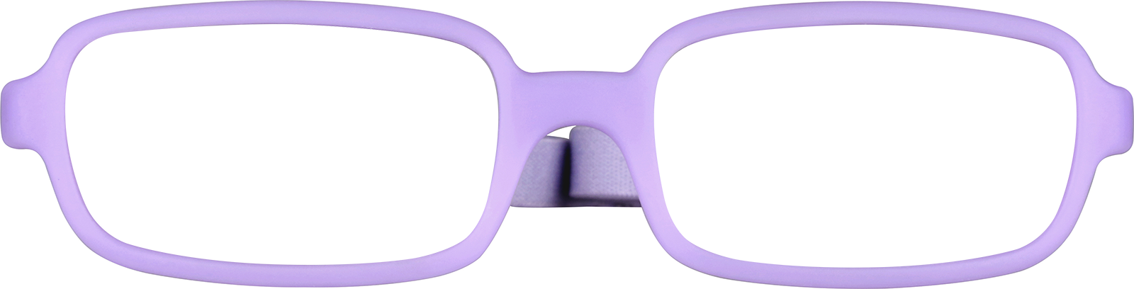 Black Kids' Flexible Rectangle Glasses #2021621 | Zenni Optical