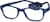 Angle view of Kids’ Flexible Rectangle Glasses 2021716 in Navy thumbnail
