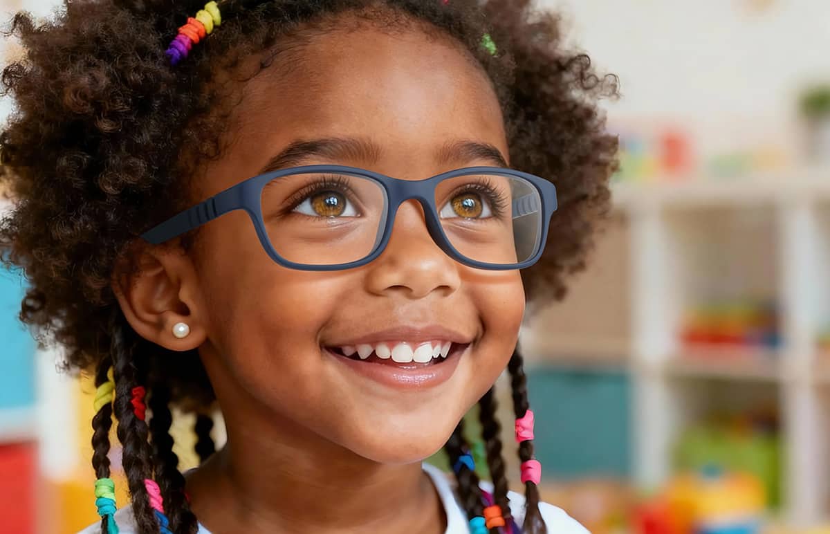 Image of Kids’ Flexible Rectangle Glasses